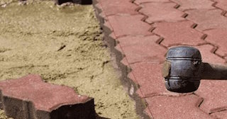 Укладка плитки на песок в Донском в октябре