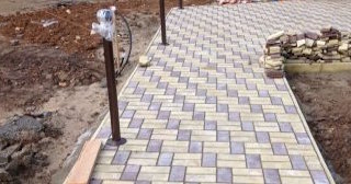 Укладка тротуарной плитки под ключ в Донском в октябре