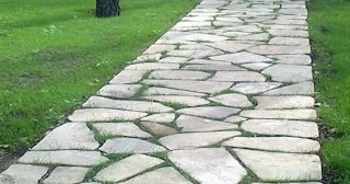 Профессиональная укладка камня на дорожки в Донском в октябре